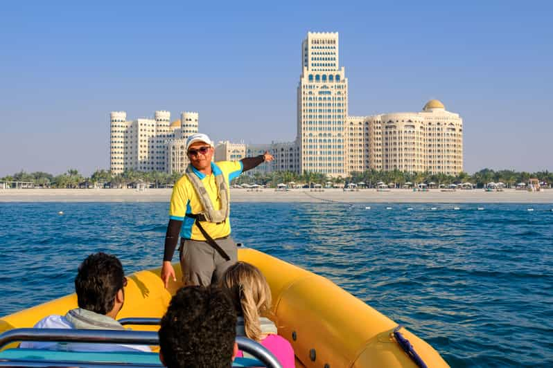 Ras Al-Jaima 45Minutos Marjan Sightseeing Speedboat Tour