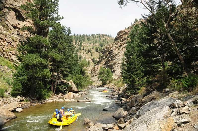 Idaho Springs Rafting y tirolina en Upper Clear Creek