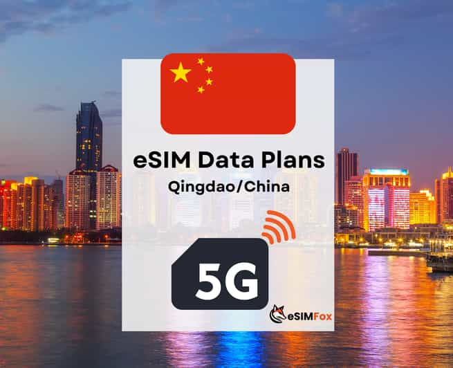 Qingdao : Plan de datos de Internet eSIM para China con VPN