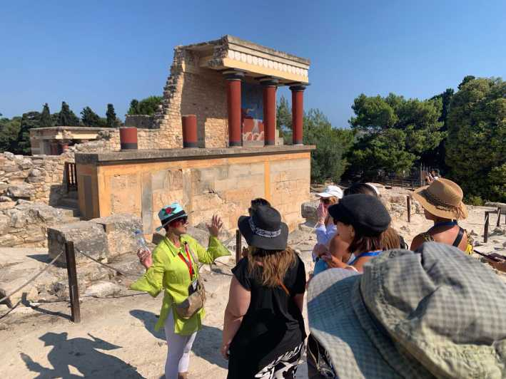 Heraklion: Visita guiada a pie sin hacer cola al Palacio de Cnosos