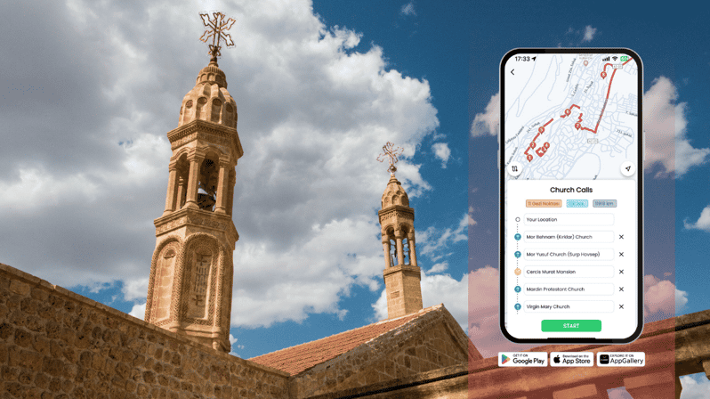 Mardin: Llamadas a la Iglesia con la Guía de Audio Digital GeziBilen