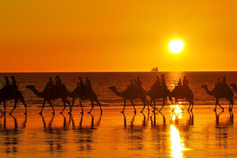 Taghazout: Paseo en Camello por la Playa del Atardecer con Traslados al Hotel