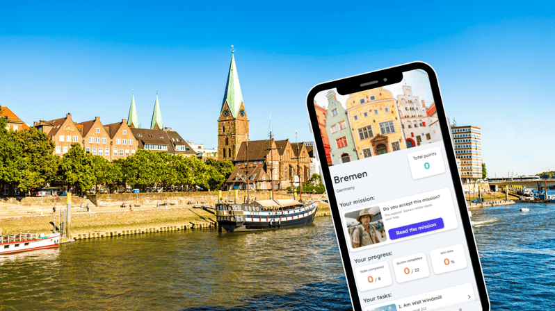 Bremen: Juego de exploración y tour de la ciudad en tu teléfono