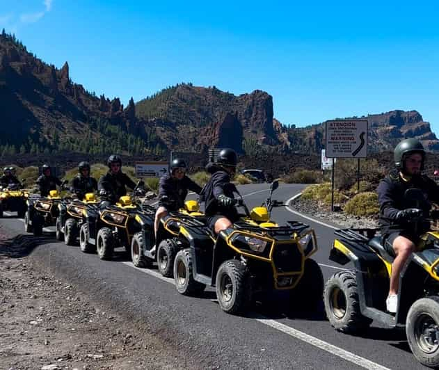 Tenerife Excursión guiada en quad por el Teide con pista todoterreno