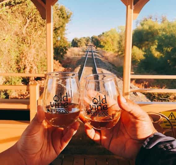 Sacramento: Paseo en tren Old Vine Express con cata de vinos