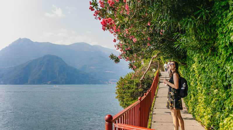 Desde Milán: Lago Como y Bellagio en autobús y tour en barco privado