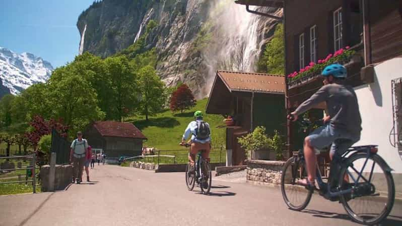 Interlaken: 72 Valle de las Cascadas y Lauterbrunnen E-Bike Tour