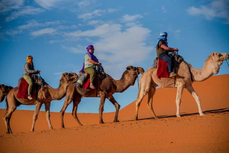 Desde Fez: Excursión de 3 días por el desierto de Merzouga y Marrakech