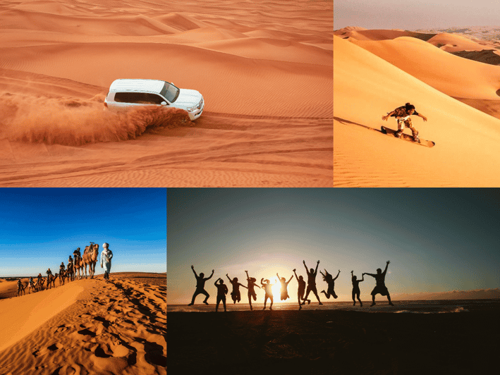 Doha: Safari por el desierto, conducción en dunas, sandboard, paseo en camello