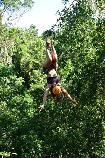 Experiencia Atv en Cancún con tirolesa y día de nado en cenote