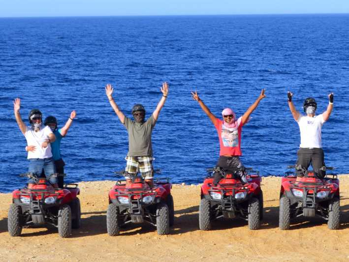 Hurghada: Aventura matutina en quad y quad por el Mar Rojo