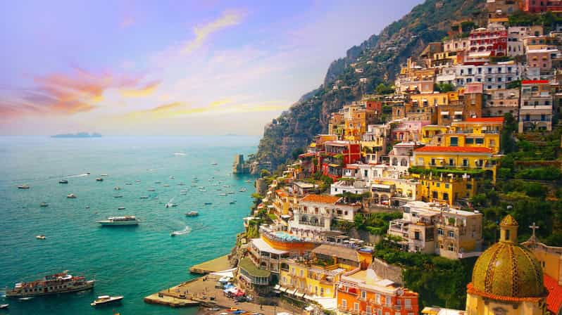 Desde NÁPOLES Costa Amalfitana Barco de Amalfi y Positano