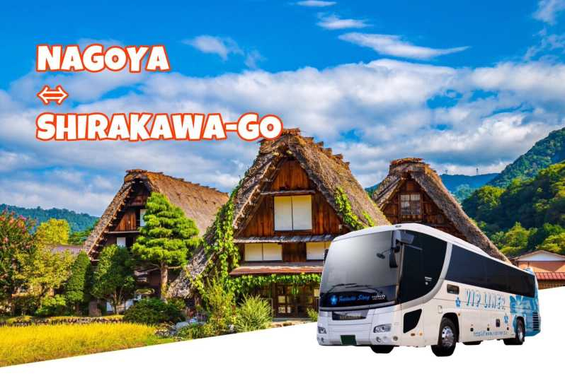 Shirakawa-go desde Nagoya Billete de autobús de un día de ida/vuelta