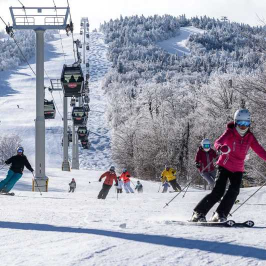 Montreal: Esquí o Snowboard guiados en los bosques de Quebec
