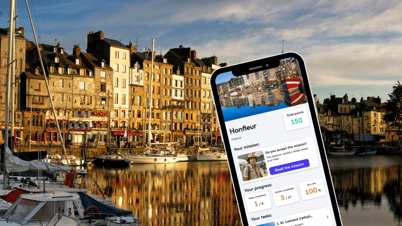 Honfleur: Juego y Recorrido de Exploración de la Ciudad en tu Teléfono