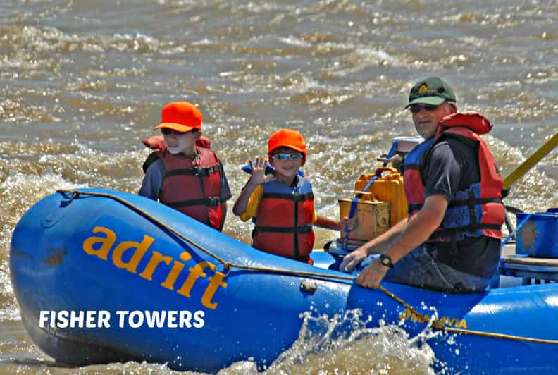 Rafting en el Río Colorado: Medio día por la mañana en Fisher Towers