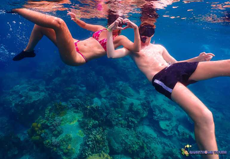 Koh Tao: Excursión de un día con snorkel y almuerzo en las islas más destacadas