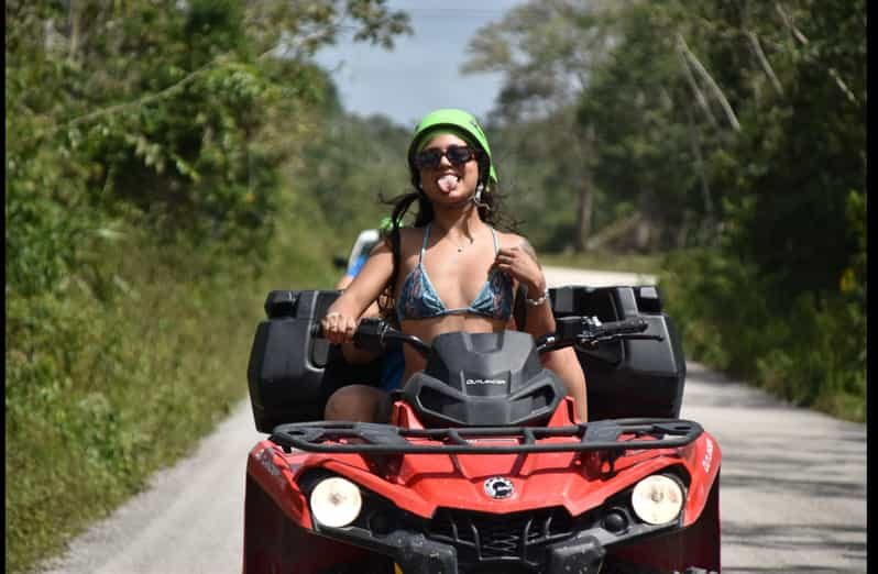 Experiencia de adrenalina, Atv, tirolinas, experiencia de nadar en un cenote