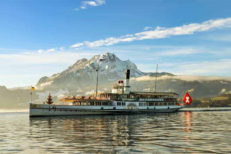 Desde Lucerna: Viaje en telecabina, teleférico y barco al monte Pilatus