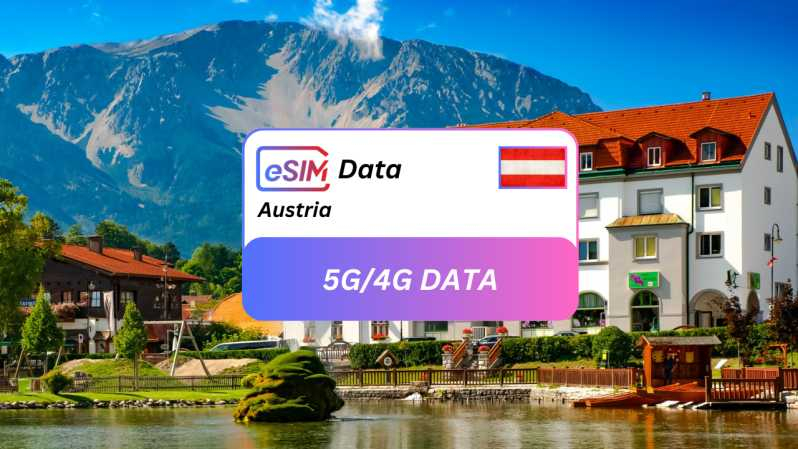 Baja Austria: Plan de datos de itinerancia eSIM sin fisuras de Austria