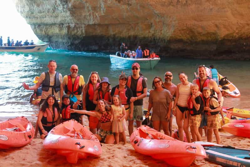 Benagil: Excursión Exprés en Kayak por Cuevas Marinas con un Local