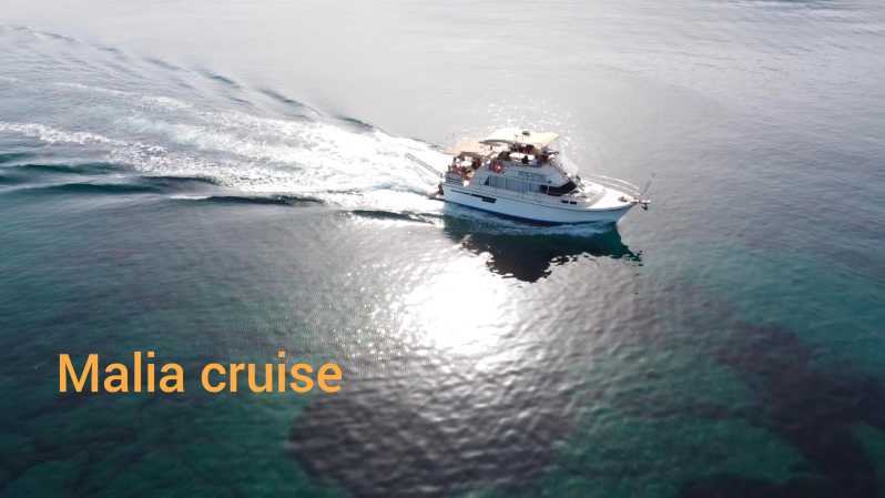 Creta: Excursión de snorkel en barco con aperitivo y traslado