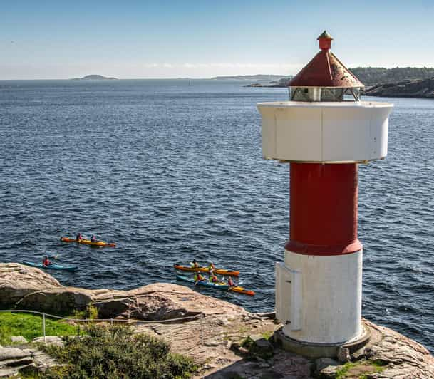 Kristiansand: Excursión panorámica doble en kayak de mar alrededor de Odderoya