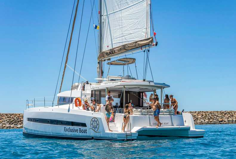 Gran Canaria: Excursión de un día en catamarán con comida y bebida