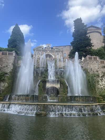 Visita de la ciudad de Tívoli, un recorrido a pie y Villa D'este