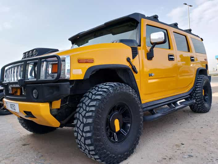 Dubai: Excursión vespertina en Hummer por el desierto con Atv opcional.