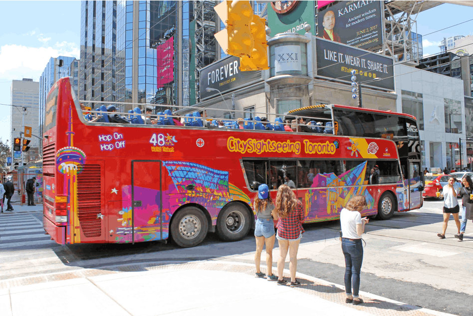 Recorrido en autobús con paradas libres por la ciudad de Toronto
