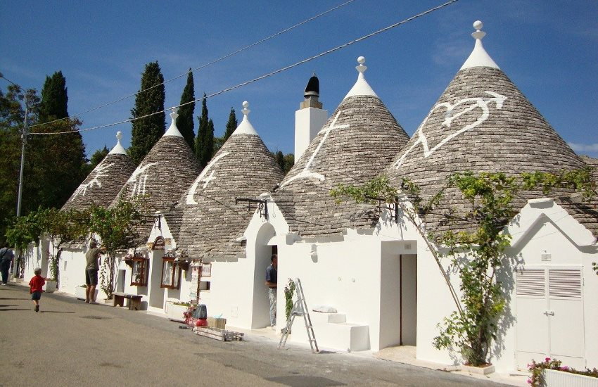 Descubrir los trullos de Alberobello