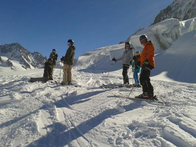 Iniciación al esquí de travesía en Chamonix, Mont Blanc
