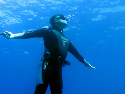Primera inmersión en apnea en Cinque Terre