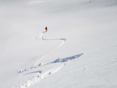 Snowboarding de fondo en Chamonix