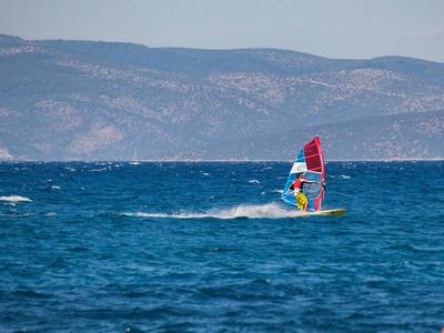 Clase de windsurf en Nafplio