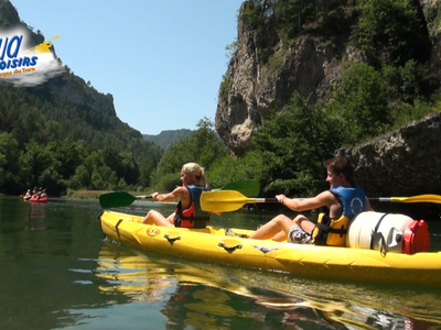 Descenso en canoa-kayak de las Gargantas del Tarn