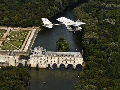 Vuelo en ultraligero en Chenonceau sobre los castillos del Loira