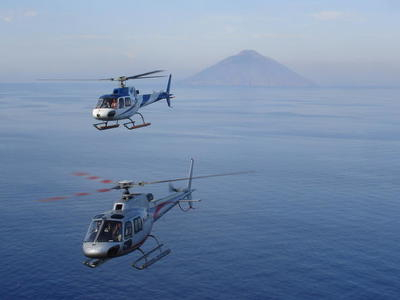 Vuelo privado en helicóptero sobre el Etna y Taormina