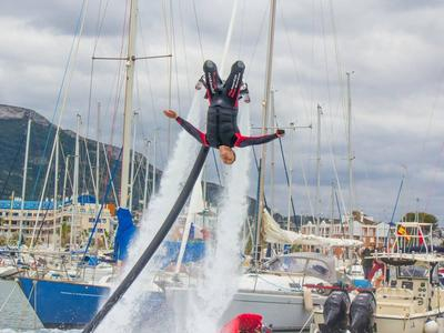 Sesión y clases de Flyboard en Nafplio