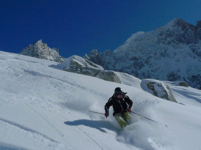 Excursión de esquí de travesía en Courmayeur