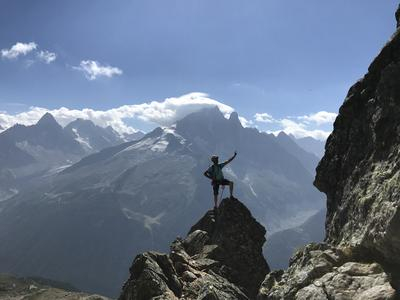 Descubra la escalada de varios largos en el Monte Coudrey, Valle de Aosta