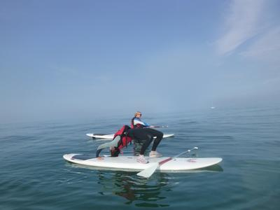 SUP en el puerto de Bray