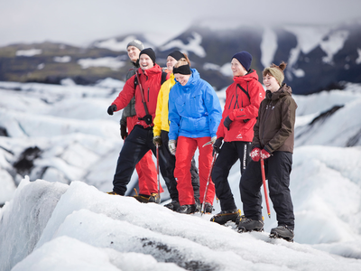 Paseo por el glaciar Sólheimajökull