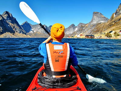 Aventuras en kayak en Eggum, Lofoten