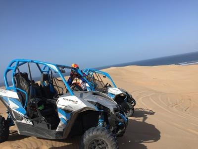 Buggy entre el océano y la montaña en Agadir / Taghazout