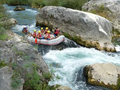 Rafting en el río Cetina partiendo de Slime