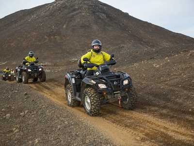 Excursión en quad por la playa de Lava desde Grindavik