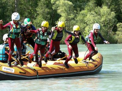 Rafting para principiantes en el Valle de Aosta