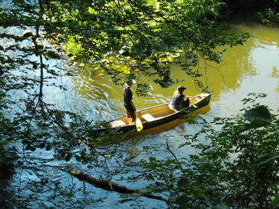 Kayak en el Warnow, cerca de Schwerin